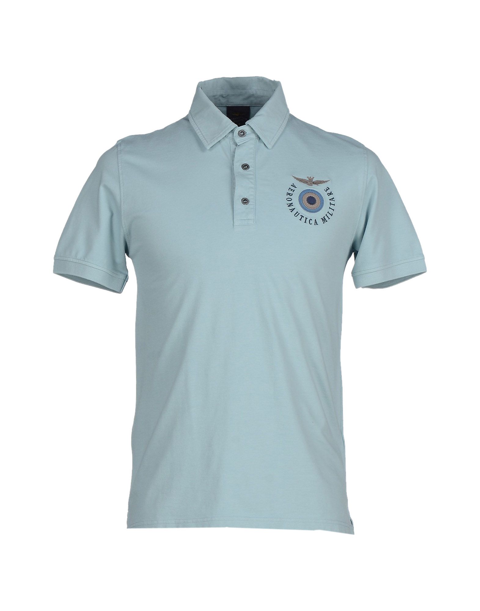AERONAUTICA MILITARE Poloshirt Herren Himmelblau von AERONAUTICA MILITARE