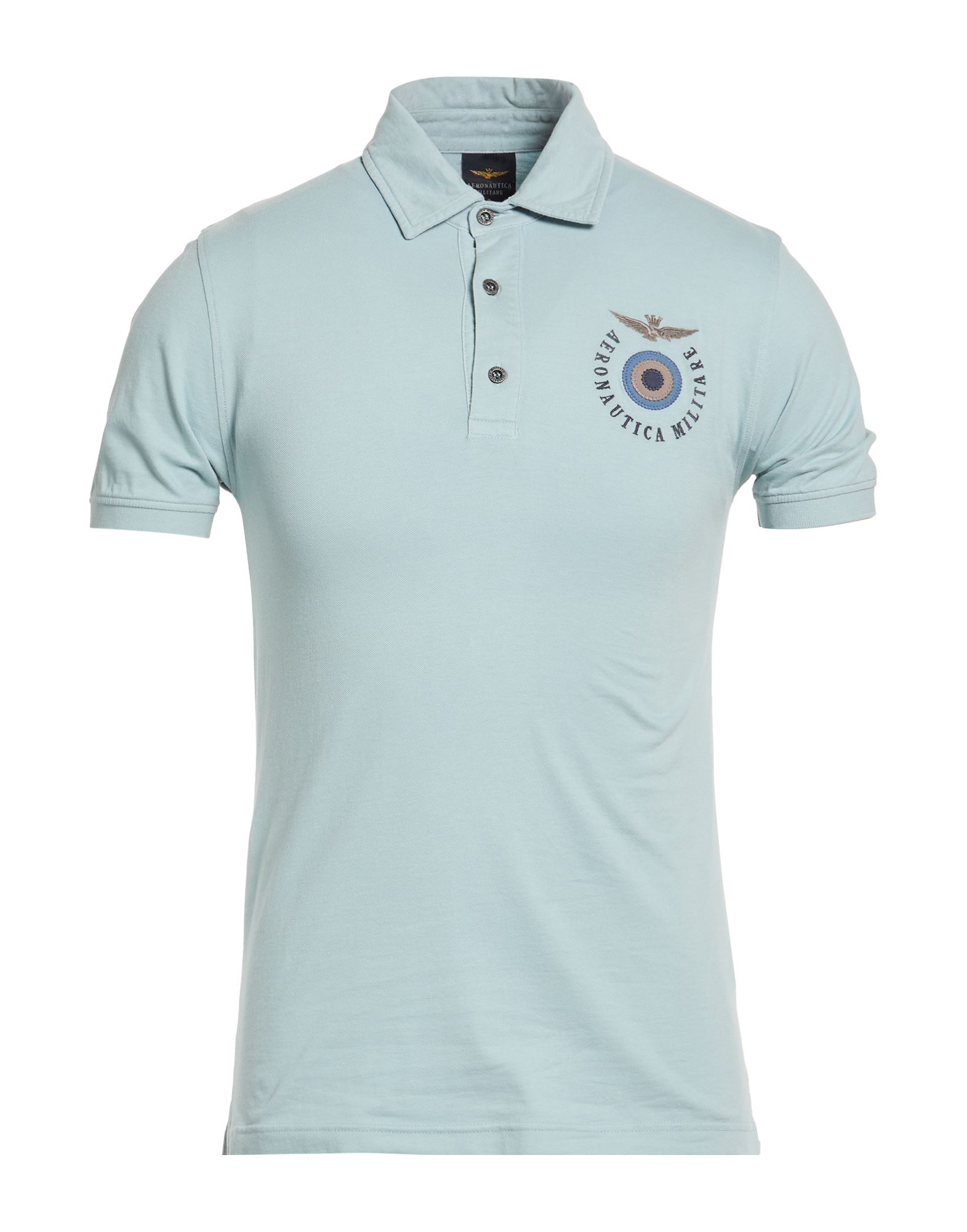 AERONAUTICA MILITARE Poloshirt Herren Himmelblau von AERONAUTICA MILITARE