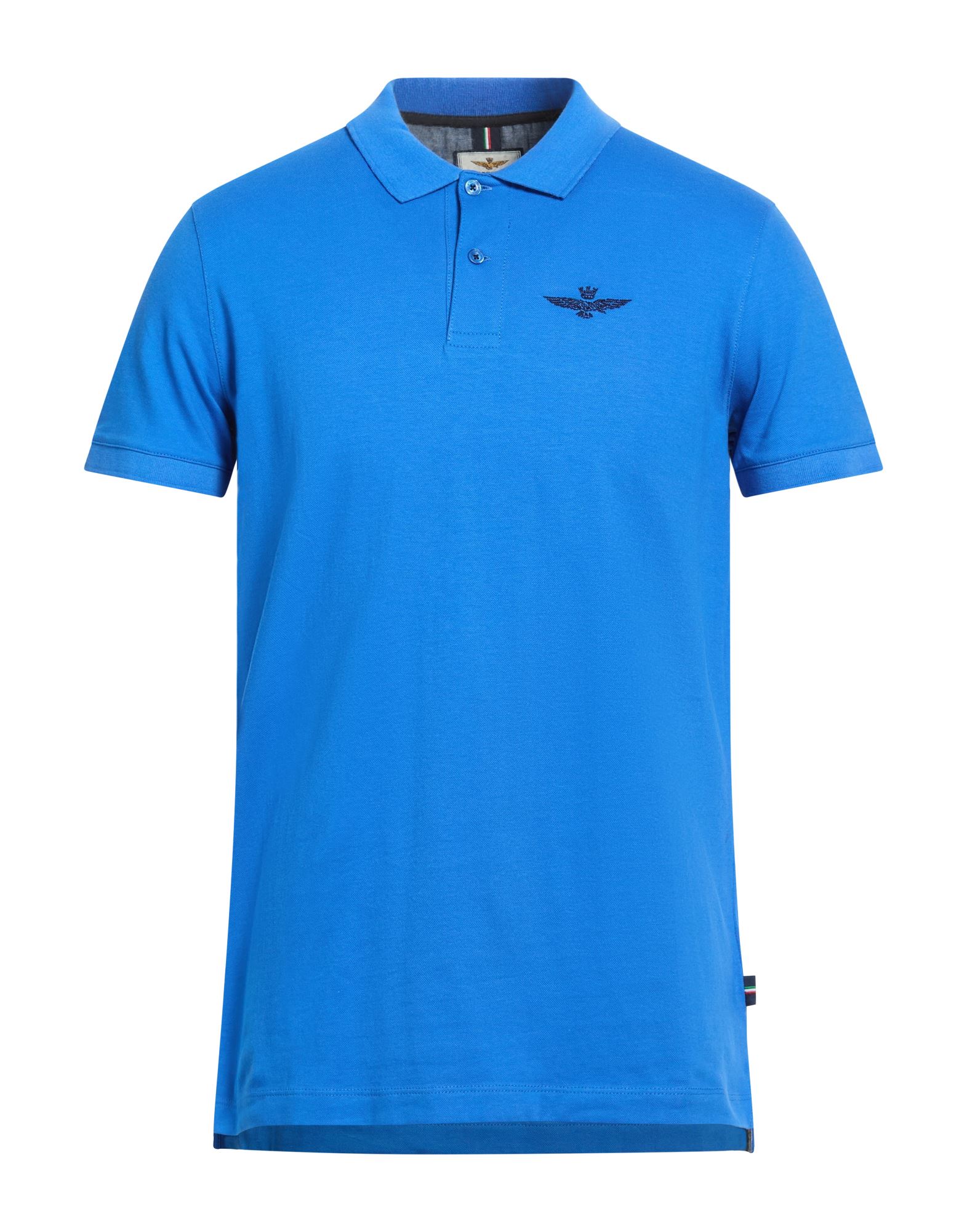 AERONAUTICA MILITARE Poloshirt Herren Königsblau von AERONAUTICA MILITARE