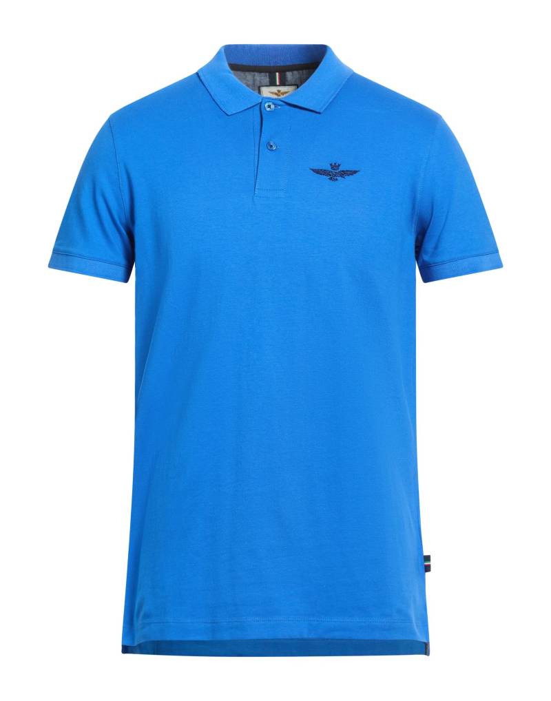 AERONAUTICA MILITARE Poloshirt Herren Königsblau von AERONAUTICA MILITARE