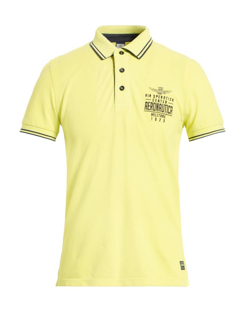 AERONAUTICA MILITARE Poloshirt Herren Limettengrün AERONAUTICA MILITARE Poloshirt Herren Limettengrün von AERONAUTICA MILITARE