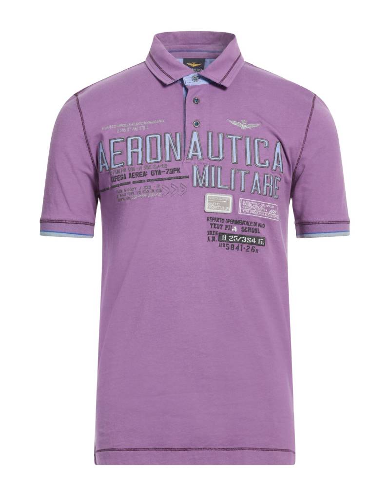 AERONAUTICA MILITARE Poloshirt Herren Malve von AERONAUTICA MILITARE