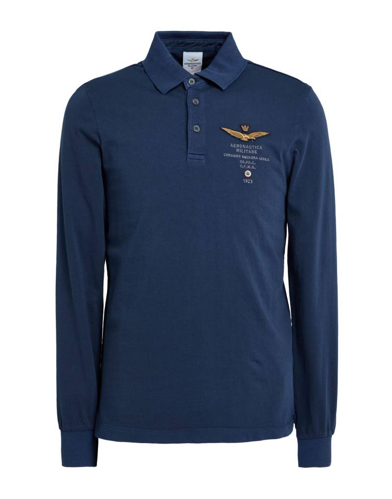 AERONAUTICA MILITARE Poloshirt Herren Nachtblau von AERONAUTICA MILITARE