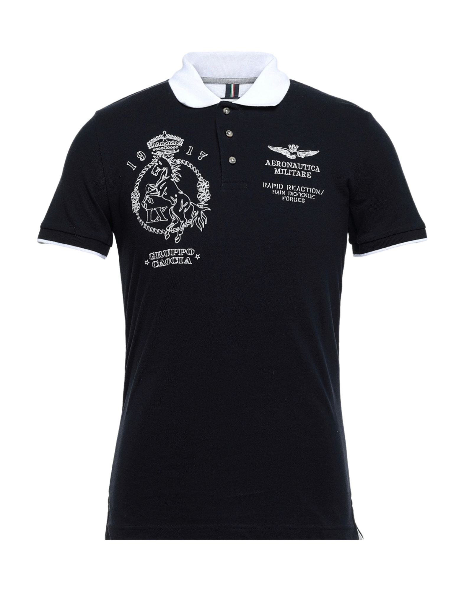 AERONAUTICA MILITARE Poloshirt Herren Nachtblau von AERONAUTICA MILITARE