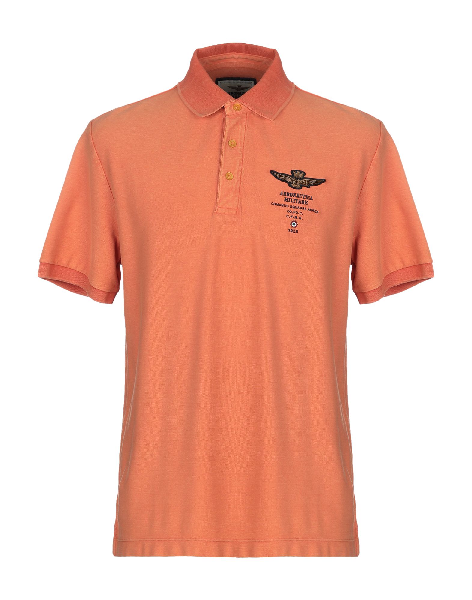 AERONAUTICA MILITARE Poloshirt Herren Orange AERONAUTICA MILITARE Poloshirt Herren Orange von AERONAUTICA MILITARE