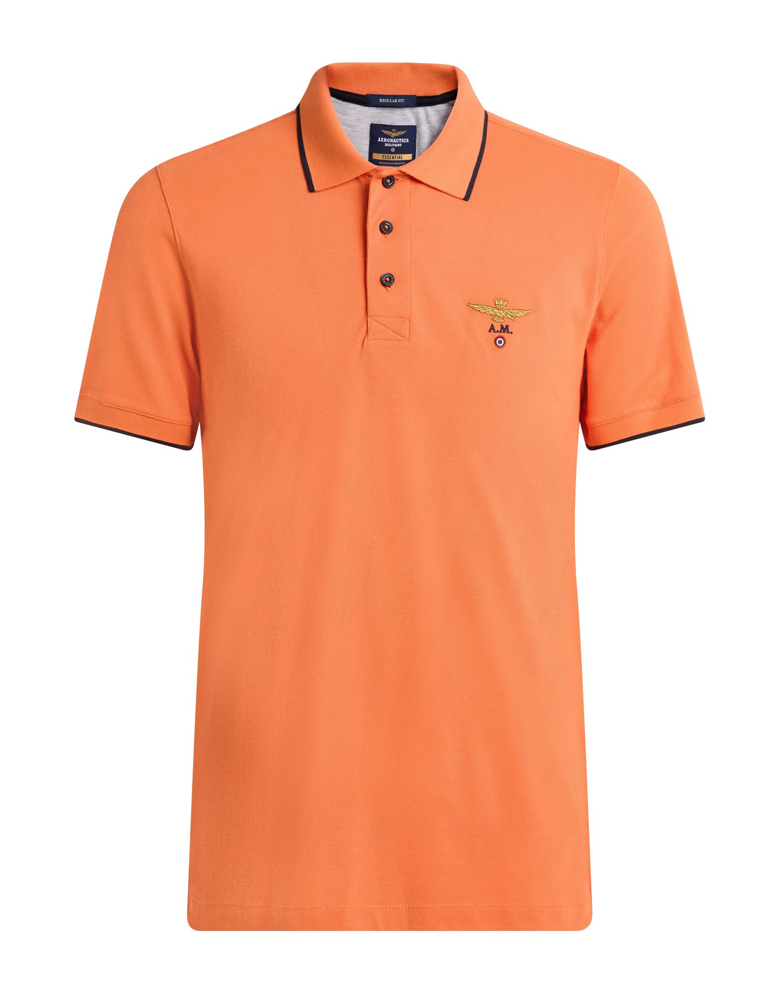 AERONAUTICA MILITARE Poloshirt Herren Orange von AERONAUTICA MILITARE