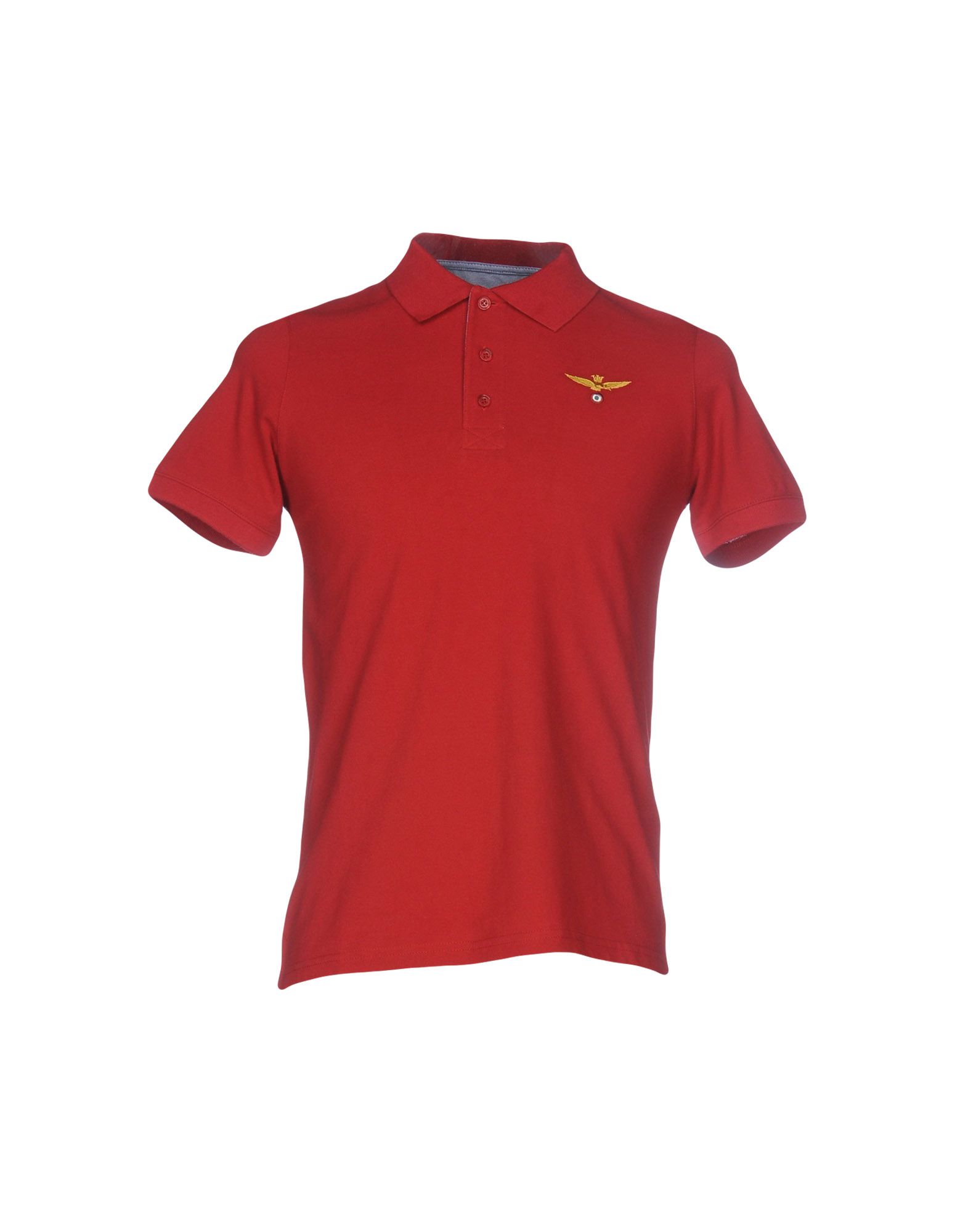 AERONAUTICA MILITARE Poloshirt Herren Rot von AERONAUTICA MILITARE