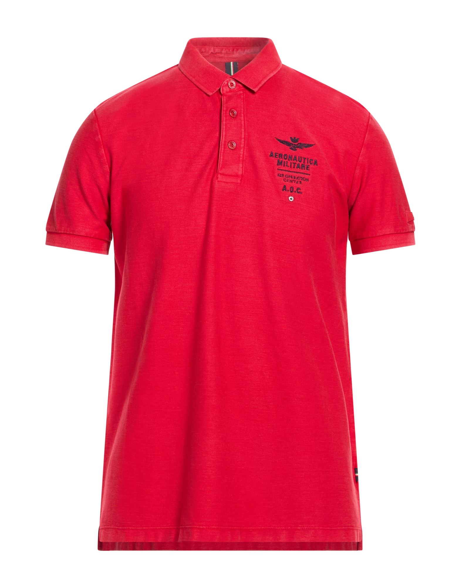 AERONAUTICA MILITARE Poloshirt Herren Rot von AERONAUTICA MILITARE