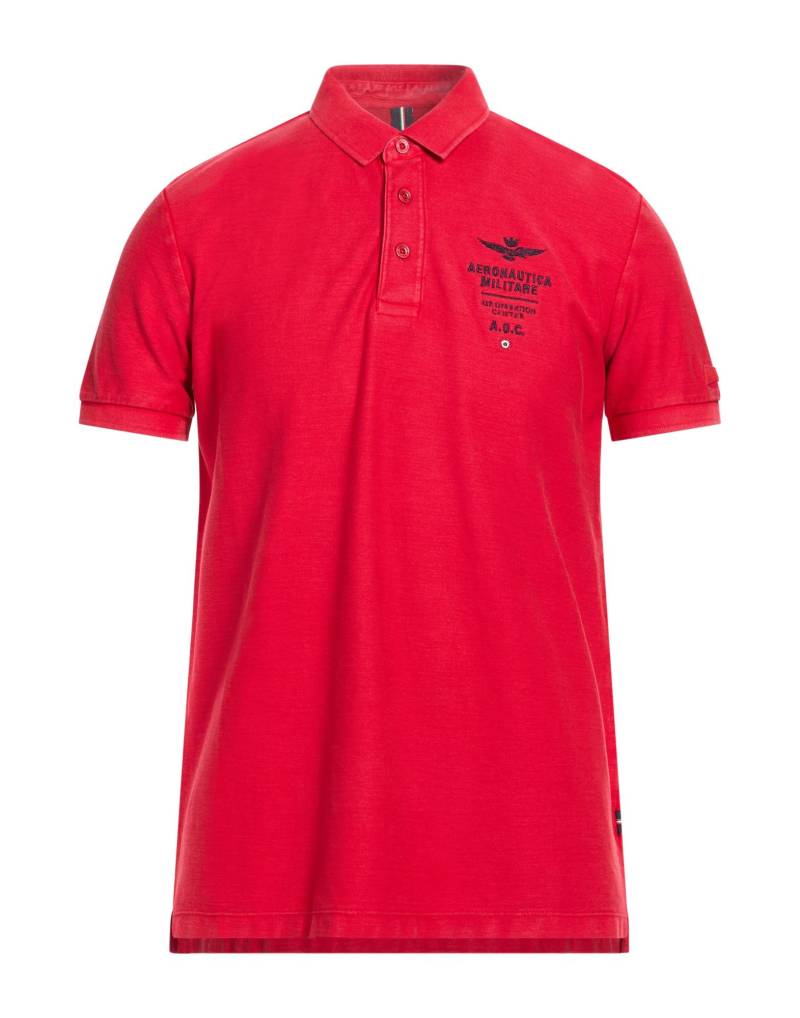 AERONAUTICA MILITARE Poloshirt Herren Rot von AERONAUTICA MILITARE