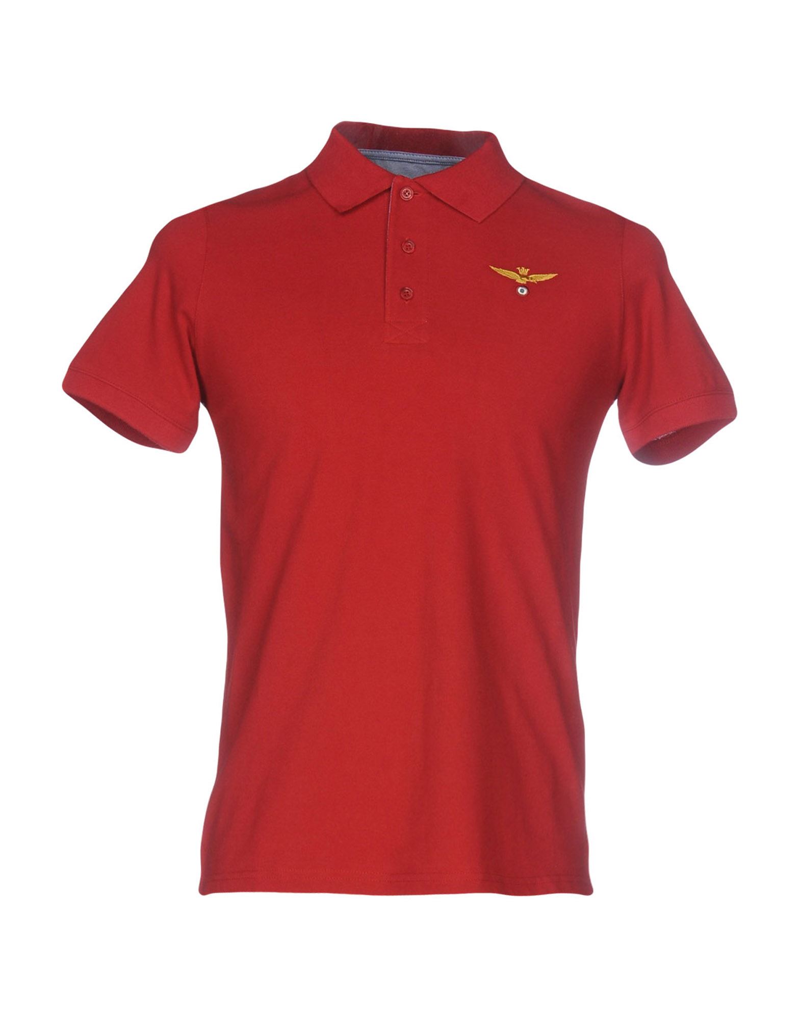 AERONAUTICA MILITARE Poloshirt Herren Rot AERONAUTICA MILITARE Poloshirt Herren Rot von AERONAUTICA MILITARE