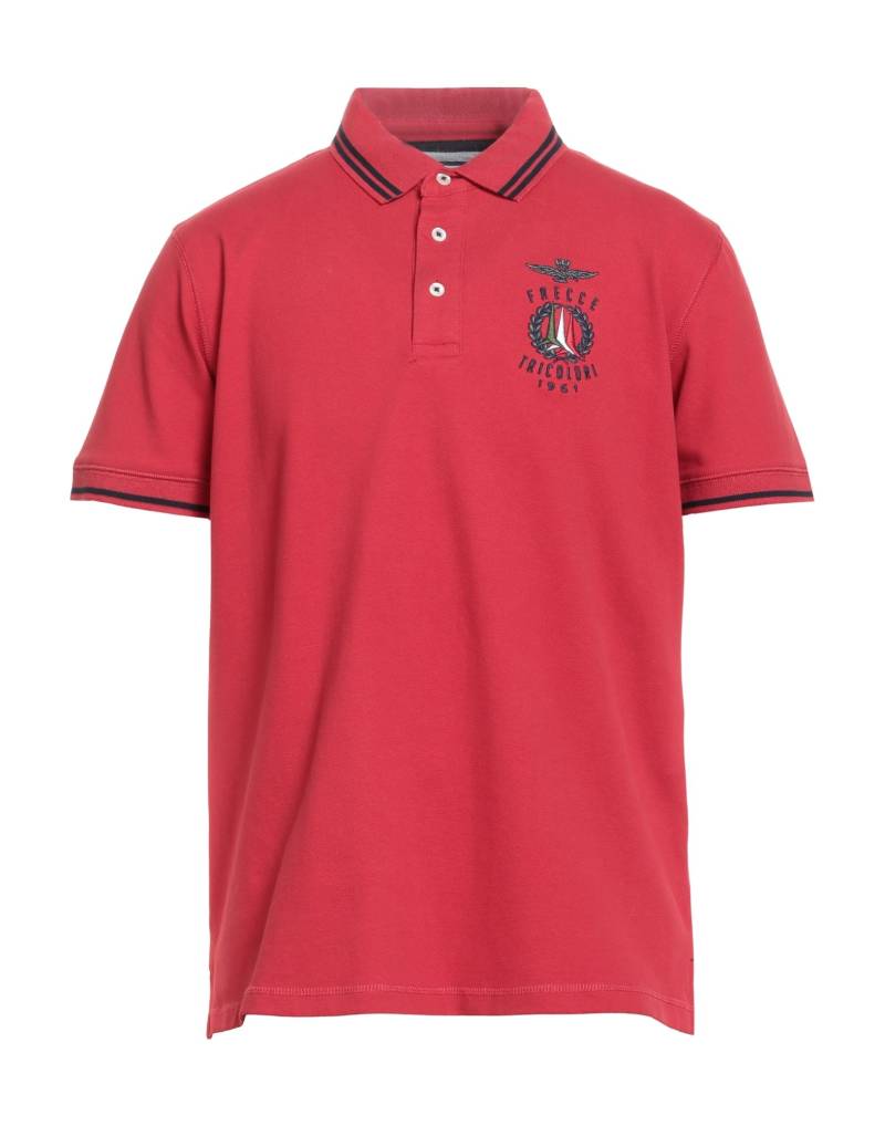 AERONAUTICA MILITARE Poloshirt Herren Rot von AERONAUTICA MILITARE