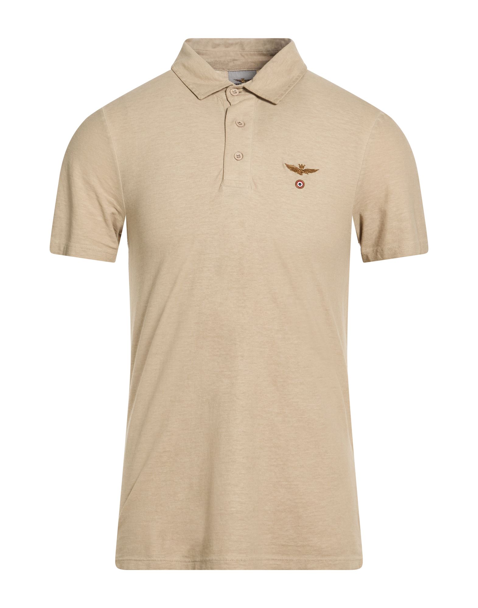 AERONAUTICA MILITARE Poloshirt Herren Sand von AERONAUTICA MILITARE