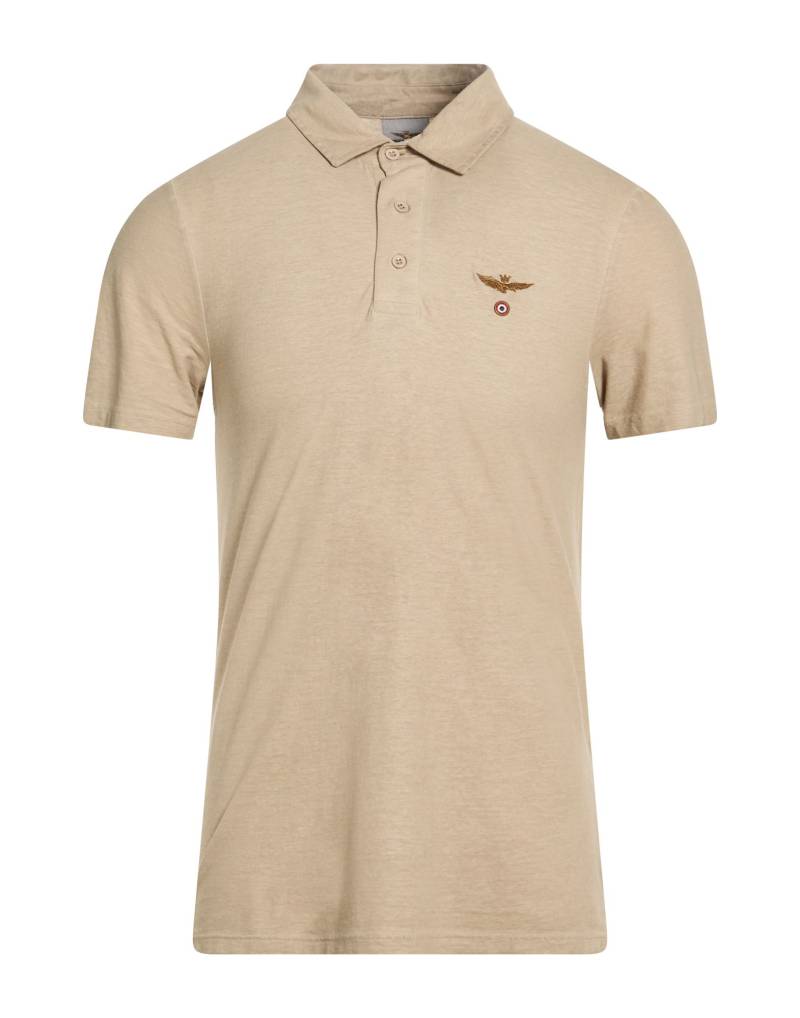 AERONAUTICA MILITARE Poloshirt Herren Sand von AERONAUTICA MILITARE