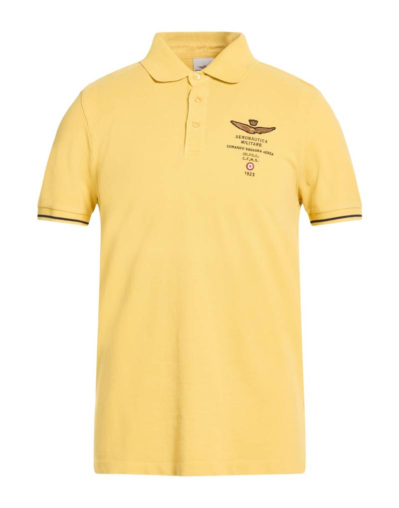 AERONAUTICA MILITARE Poloshirt Herren Senf von AERONAUTICA MILITARE