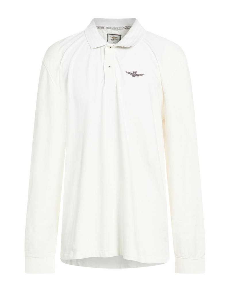 AERONAUTICA MILITARE Poloshirt Herren Weiß von AERONAUTICA MILITARE