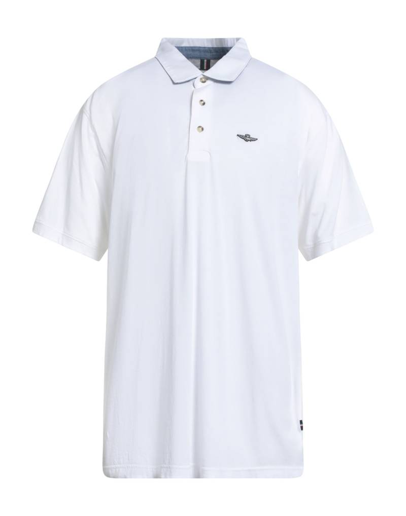 AERONAUTICA MILITARE Poloshirt Herren Weiß von AERONAUTICA MILITARE