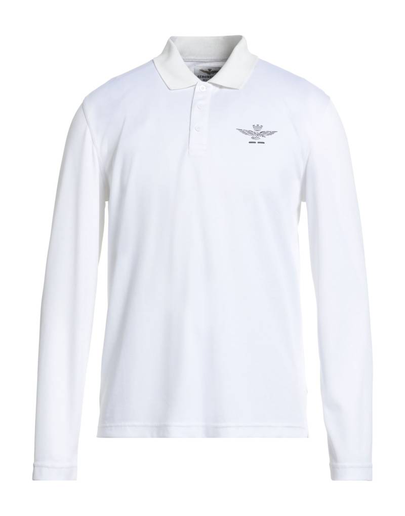 AERONAUTICA MILITARE Poloshirt Herren Weiß von AERONAUTICA MILITARE