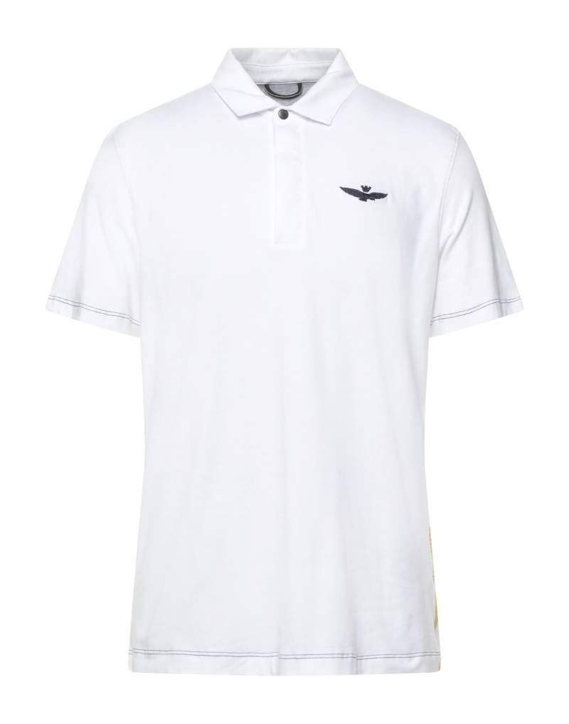 AERONAUTICA MILITARE Poloshirt Herren Weiß von AERONAUTICA MILITARE