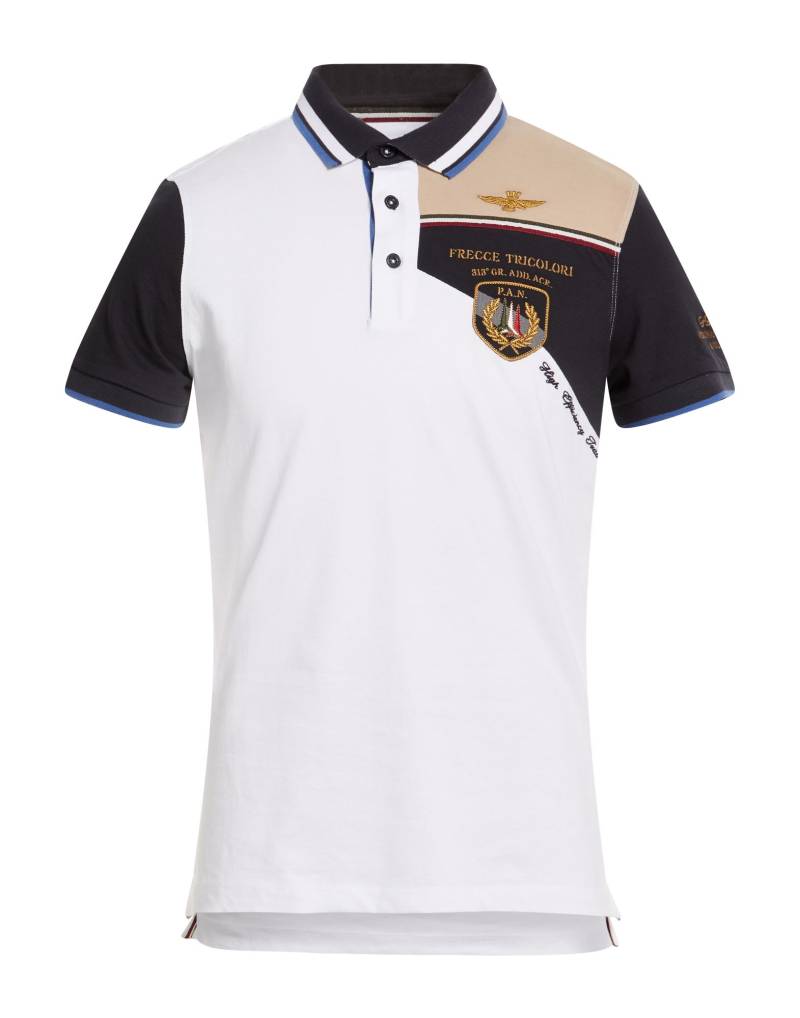 AERONAUTICA MILITARE Poloshirt Herren Weiß AERONAUTICA MILITARE Poloshirt Herren Weiß von AERONAUTICA MILITARE