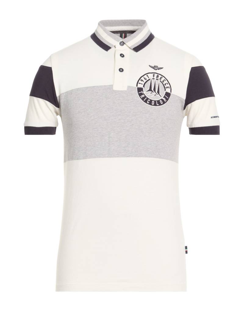 AERONAUTICA MILITARE Poloshirt Herren Weiß von AERONAUTICA MILITARE