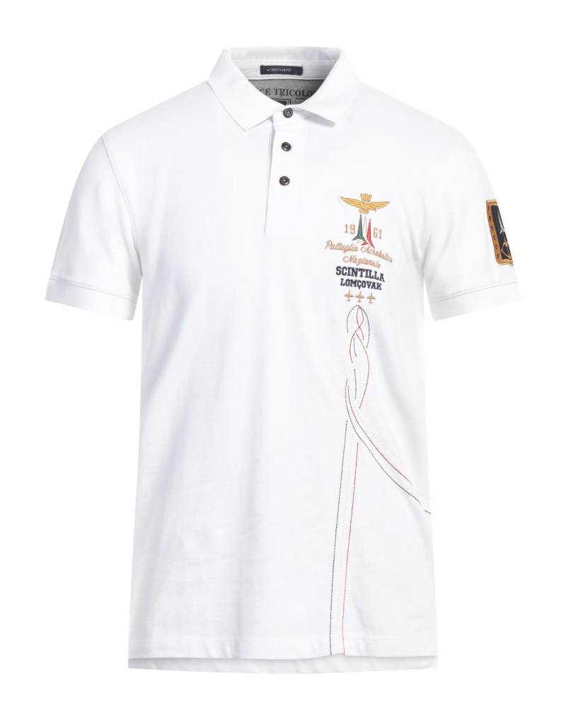 AERONAUTICA MILITARE Poloshirt Herren Weiß von AERONAUTICA MILITARE