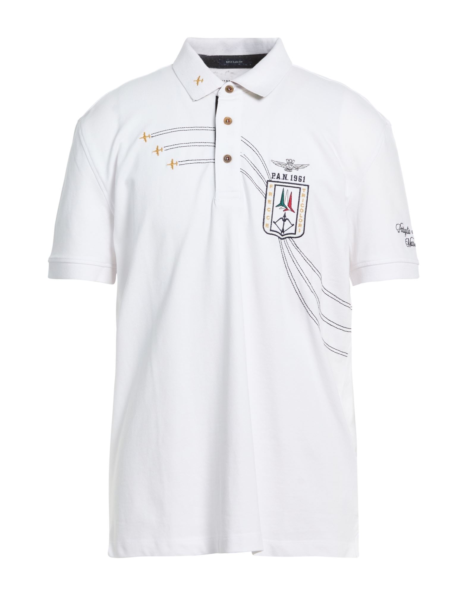 AERONAUTICA MILITARE Poloshirt Herren Weiß von AERONAUTICA MILITARE