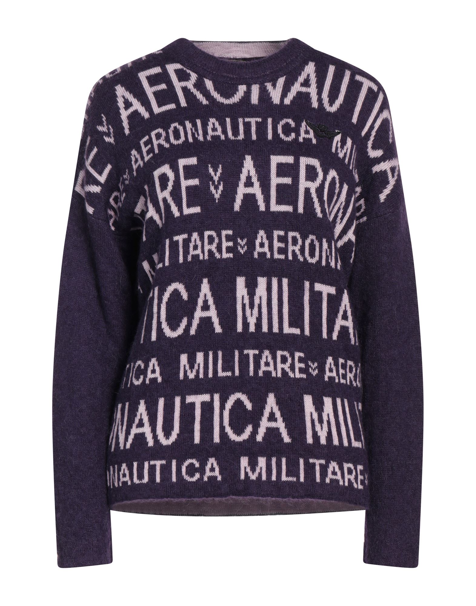 AERONAUTICA MILITARE Pullover Damen Violett von AERONAUTICA MILITARE