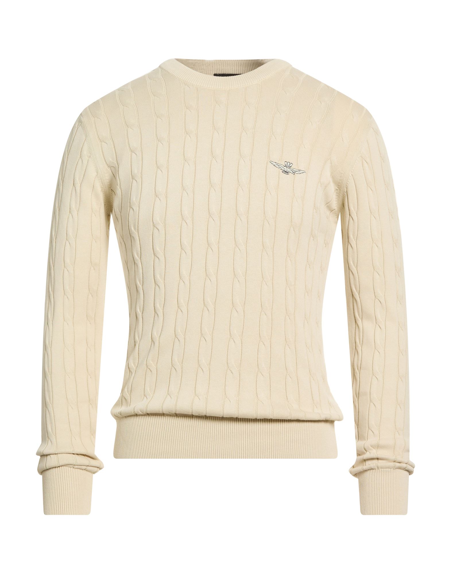 AERONAUTICA MILITARE Pullover Herren Beige von AERONAUTICA MILITARE