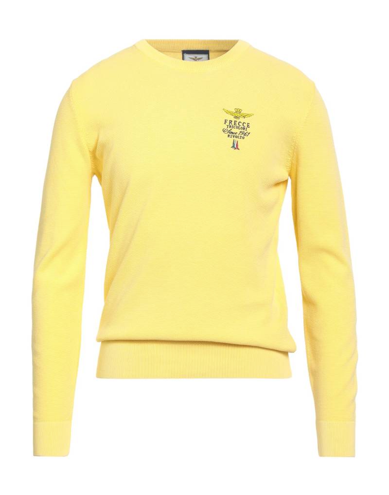 AERONAUTICA MILITARE Pullover Herren Gelb von AERONAUTICA MILITARE