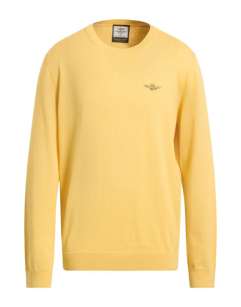 AERONAUTICA MILITARE Pullover Herren Gelb von AERONAUTICA MILITARE