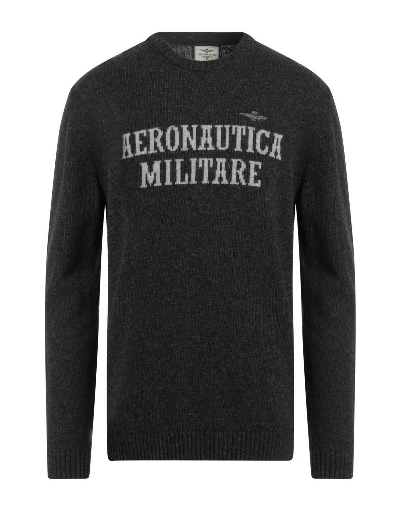 AERONAUTICA MILITARE Pullover Herren Granitgrau von AERONAUTICA MILITARE