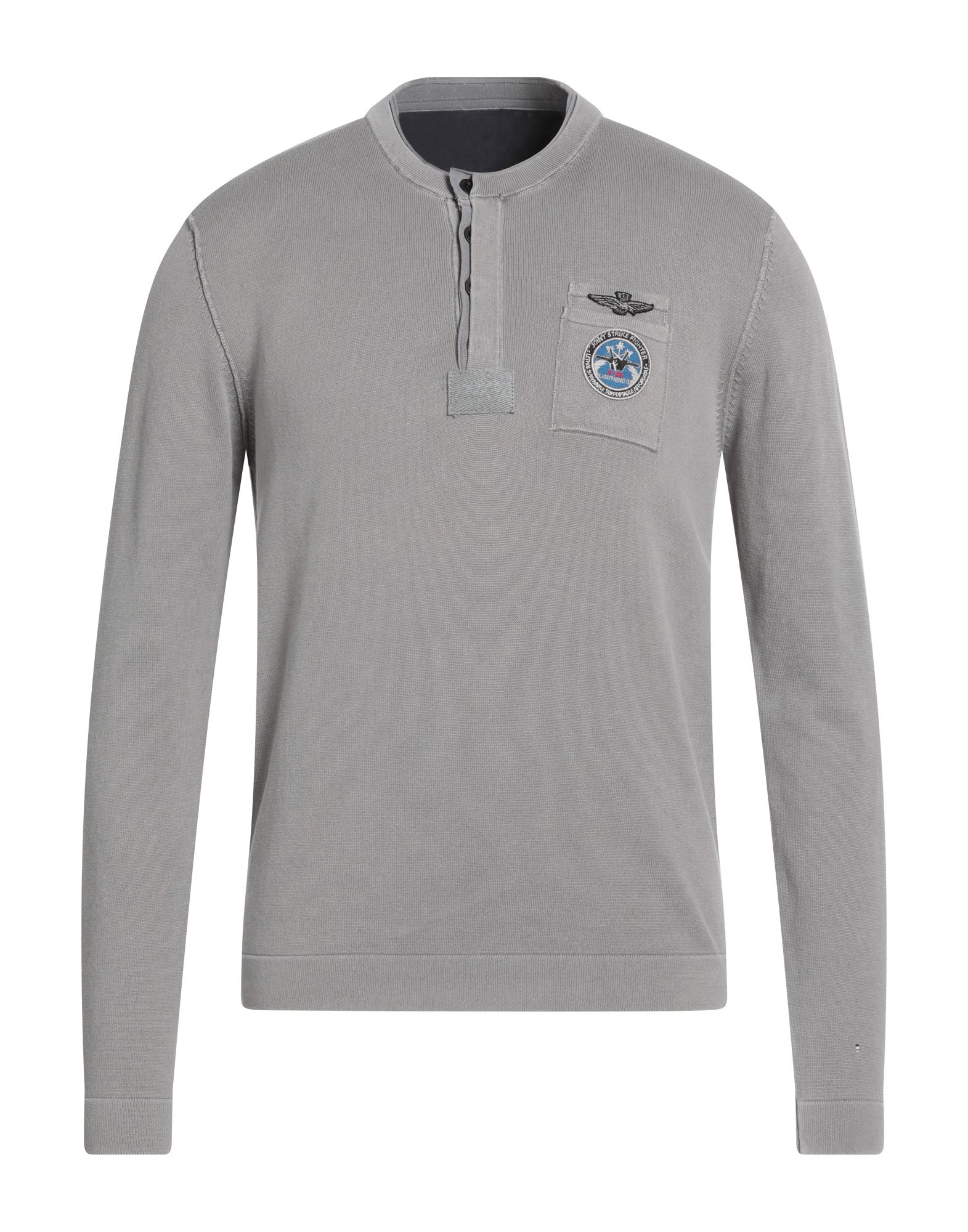 AERONAUTICA MILITARE Pullover Herren Grau von AERONAUTICA MILITARE