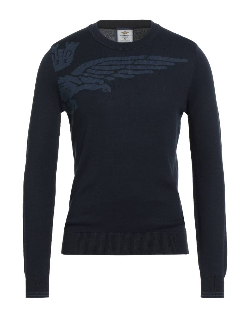 AERONAUTICA MILITARE Pullover Herren Nachtblau AERONAUTICA MILITARE Pullover Herren Nachtblau von AERONAUTICA MILITARE
