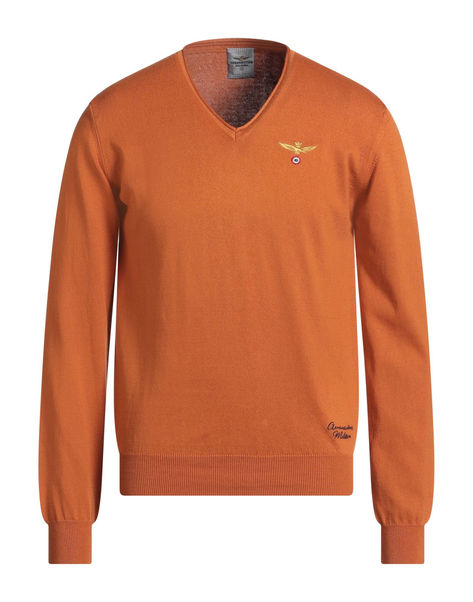 AERONAUTICA MILITARE Pullover Herren Orange von AERONAUTICA MILITARE