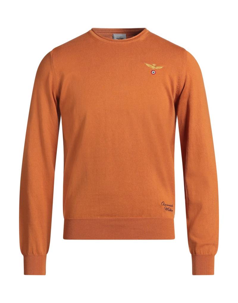 AERONAUTICA MILITARE Pullover Herren Orange von AERONAUTICA MILITARE