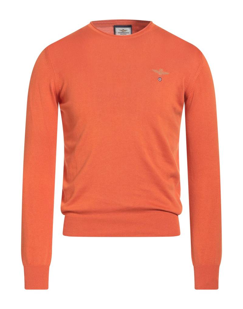 AERONAUTICA MILITARE Pullover Herren Orange von AERONAUTICA MILITARE