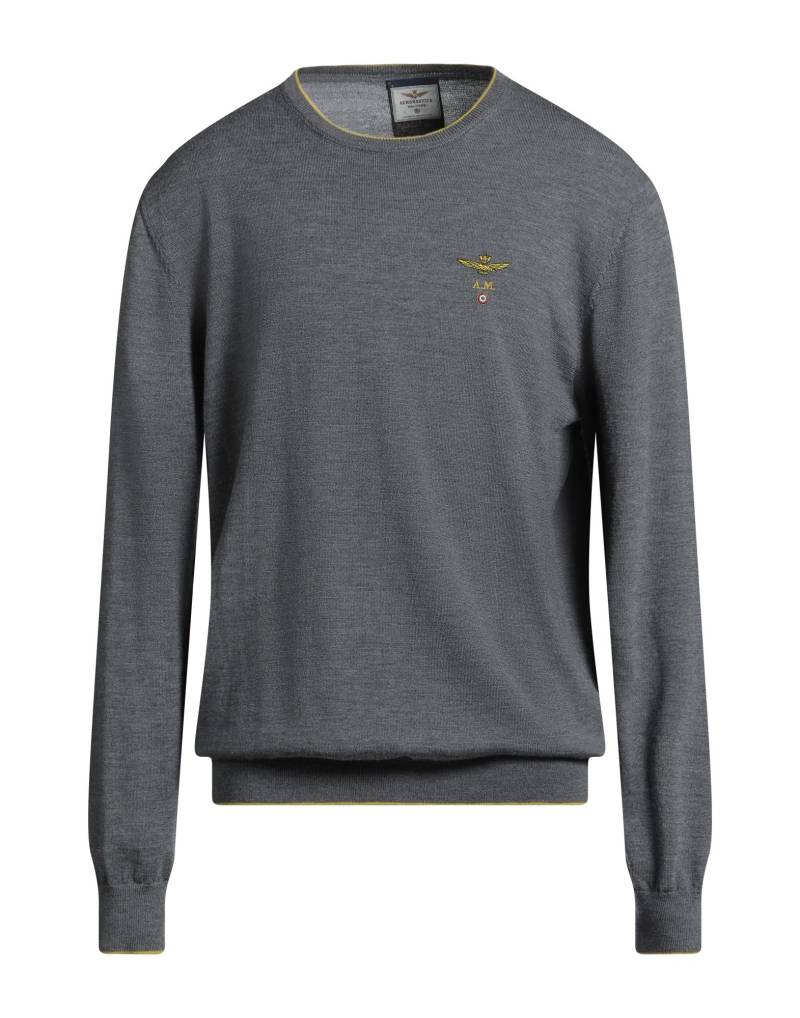 AERONAUTICA MILITARE Pullover Herren Taubenblau von AERONAUTICA MILITARE