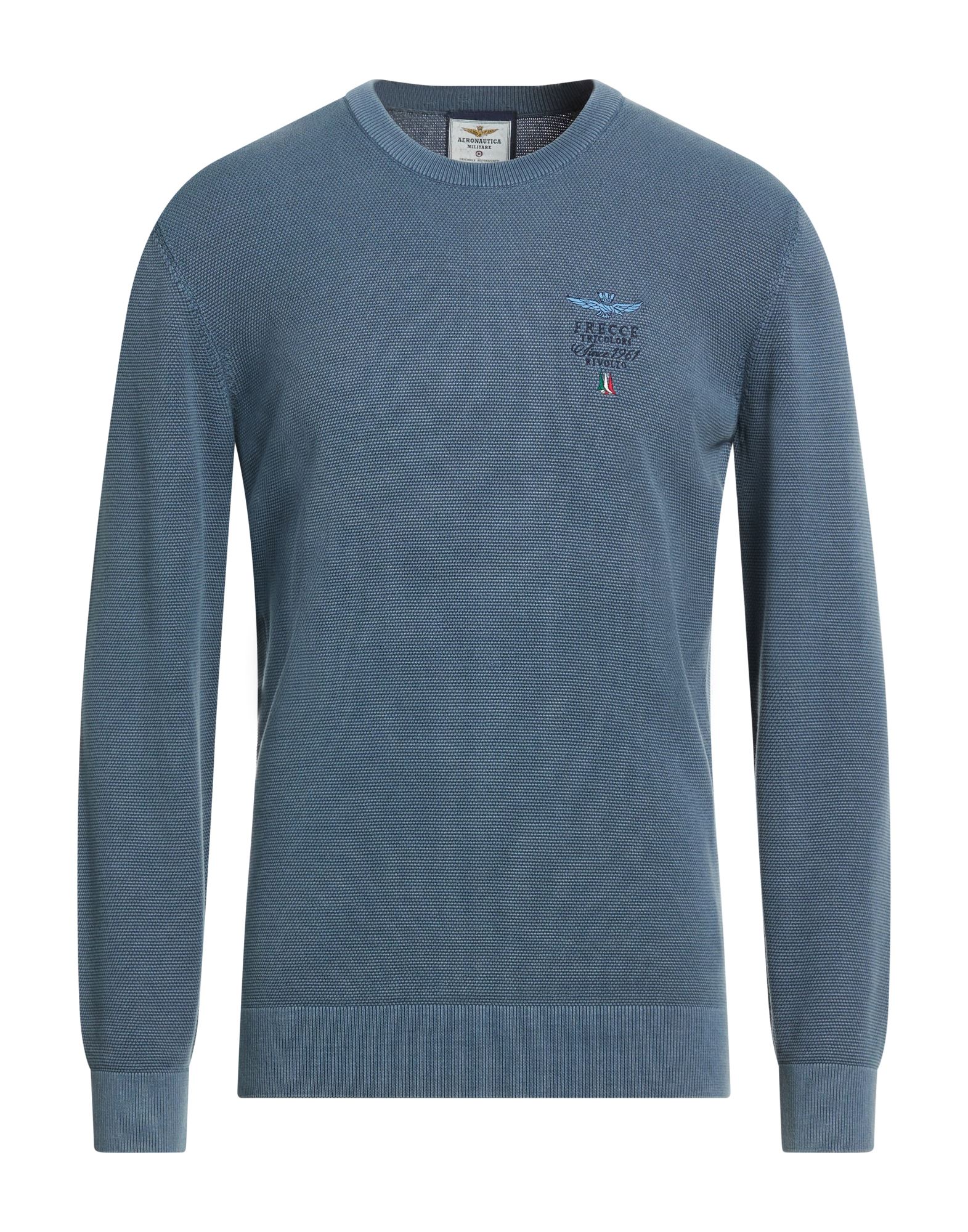 AERONAUTICA MILITARE Pullover Herren Taubenblau von AERONAUTICA MILITARE