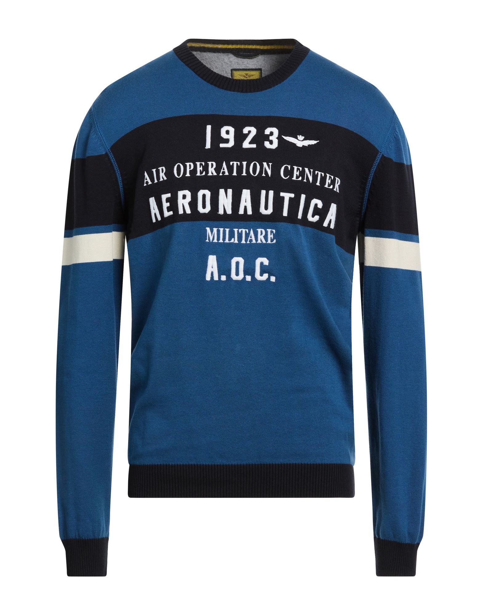 AERONAUTICA MILITARE Pullover Herren Taubenblau von AERONAUTICA MILITARE