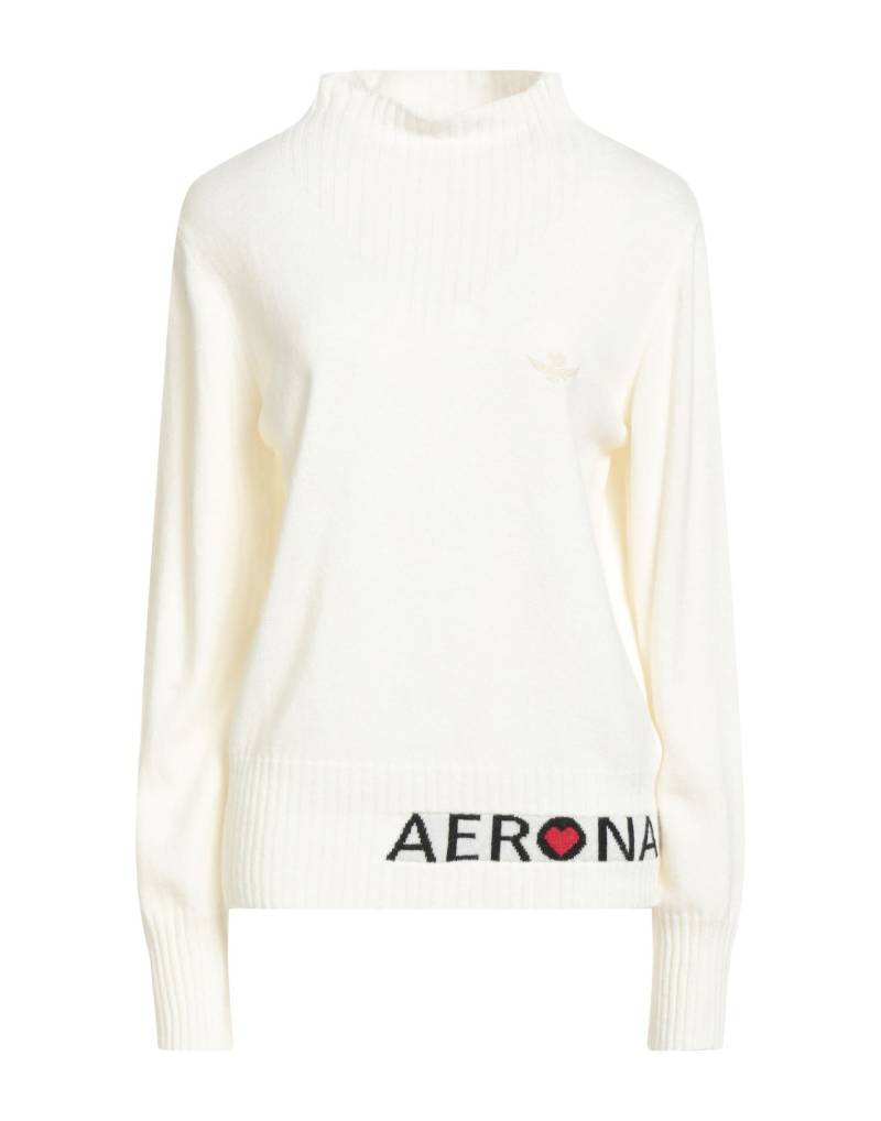 AERONAUTICA MILITARE Rollkragenpullover Damen Elfenbein von AERONAUTICA MILITARE
