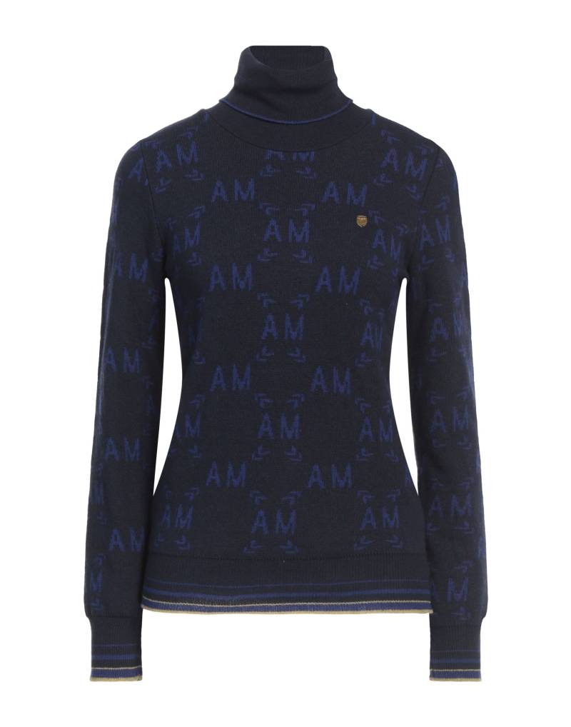 AERONAUTICA MILITARE Rollkragenpullover Damen Marineblau von AERONAUTICA MILITARE