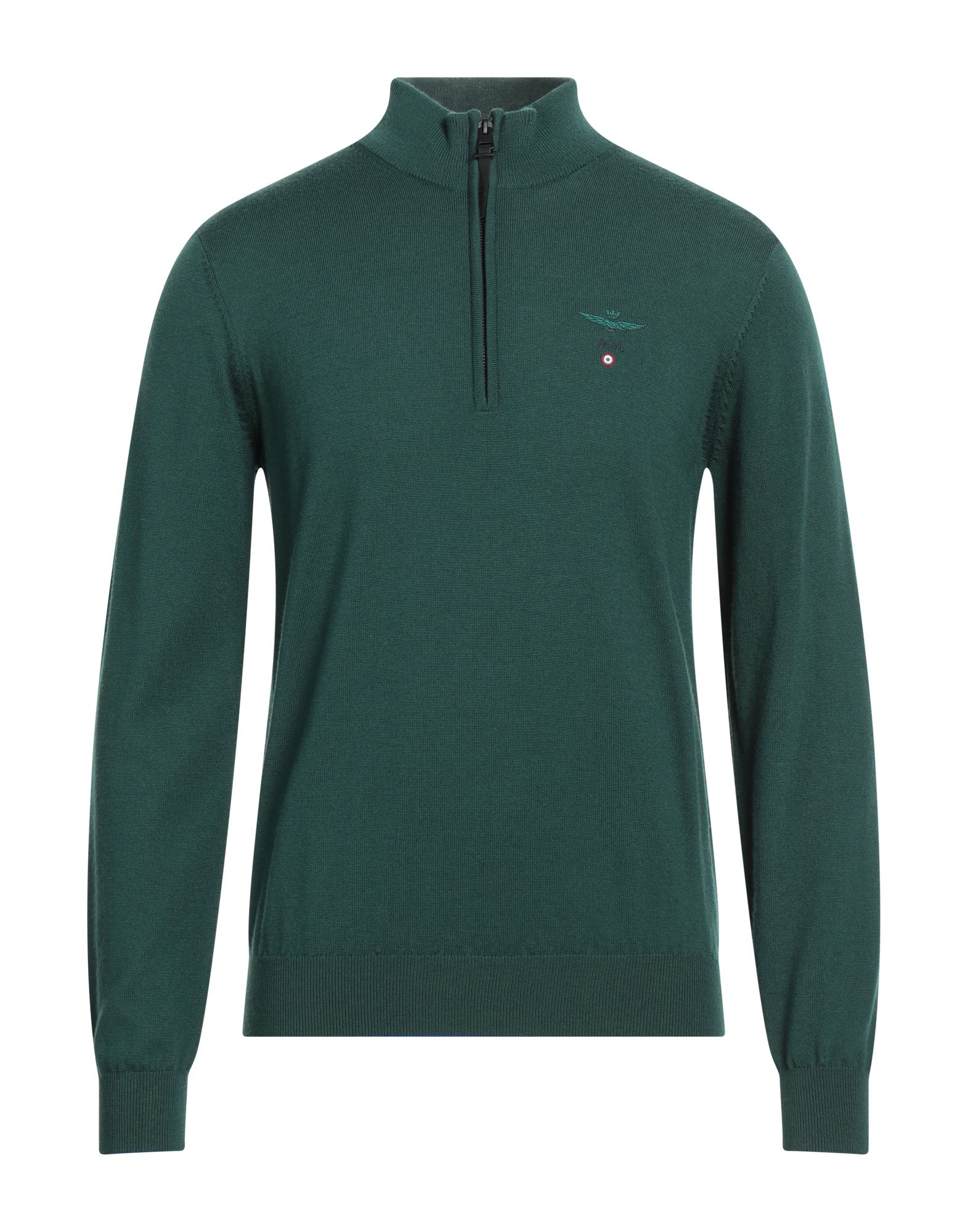 AERONAUTICA MILITARE Rollkragenpullover Herren Grün von AERONAUTICA MILITARE