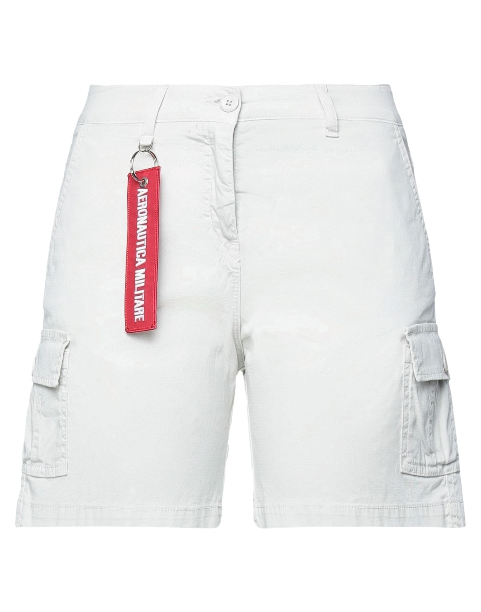 AERONAUTICA MILITARE Shorts & Bermudashorts Damen Hellgrau von AERONAUTICA MILITARE