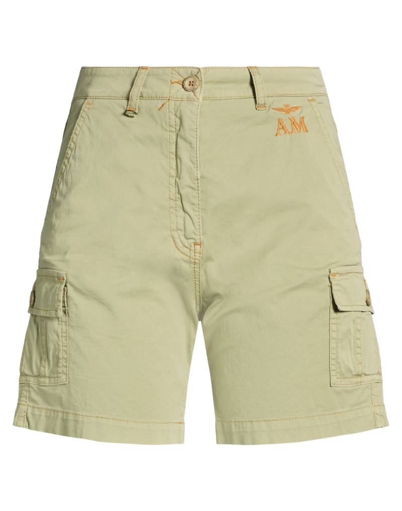 AERONAUTICA MILITARE Shorts & Bermudashorts Damen Salbeigrün von AERONAUTICA MILITARE