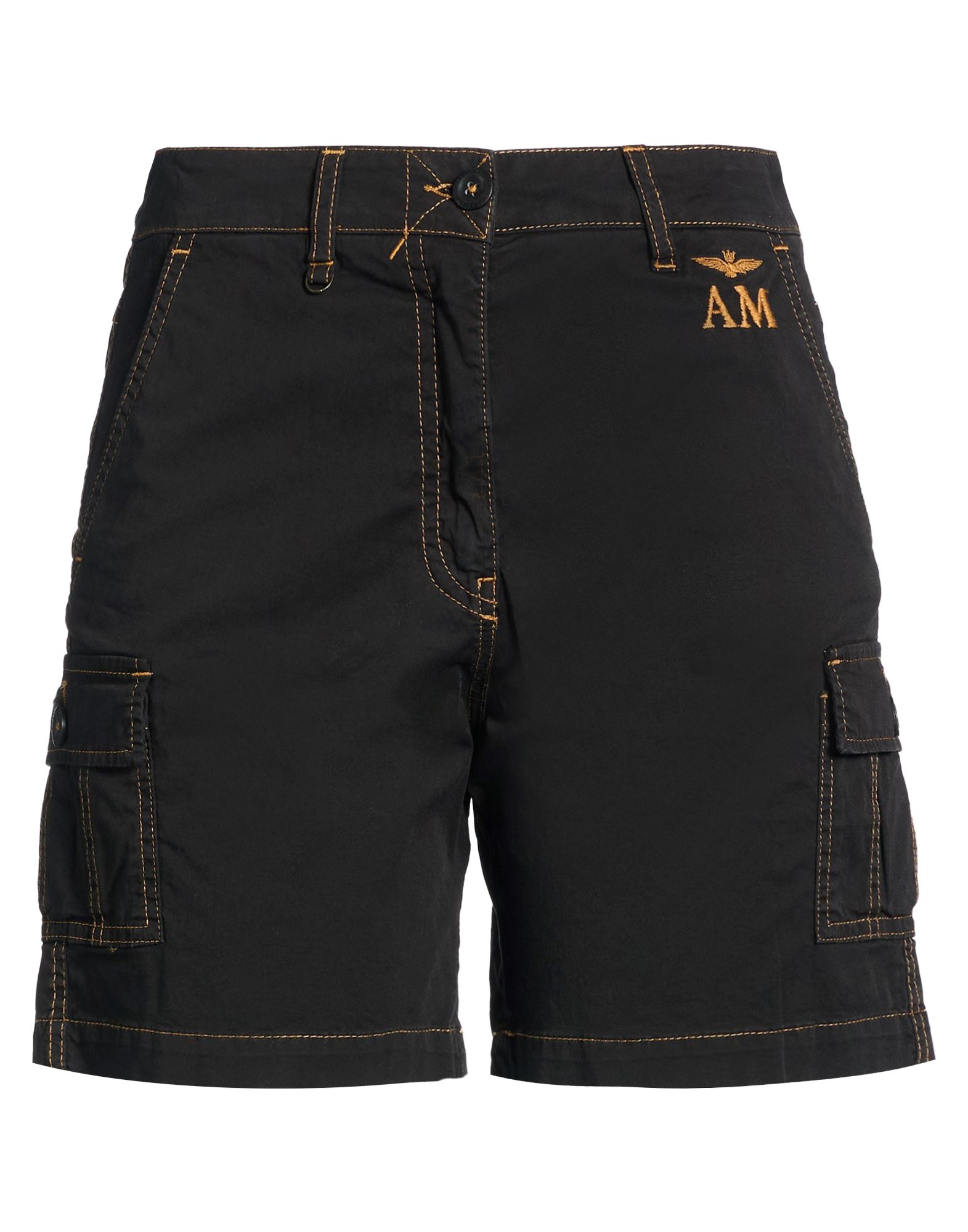 AERONAUTICA MILITARE Shorts & Bermudashorts Damen Schwarz von AERONAUTICA MILITARE