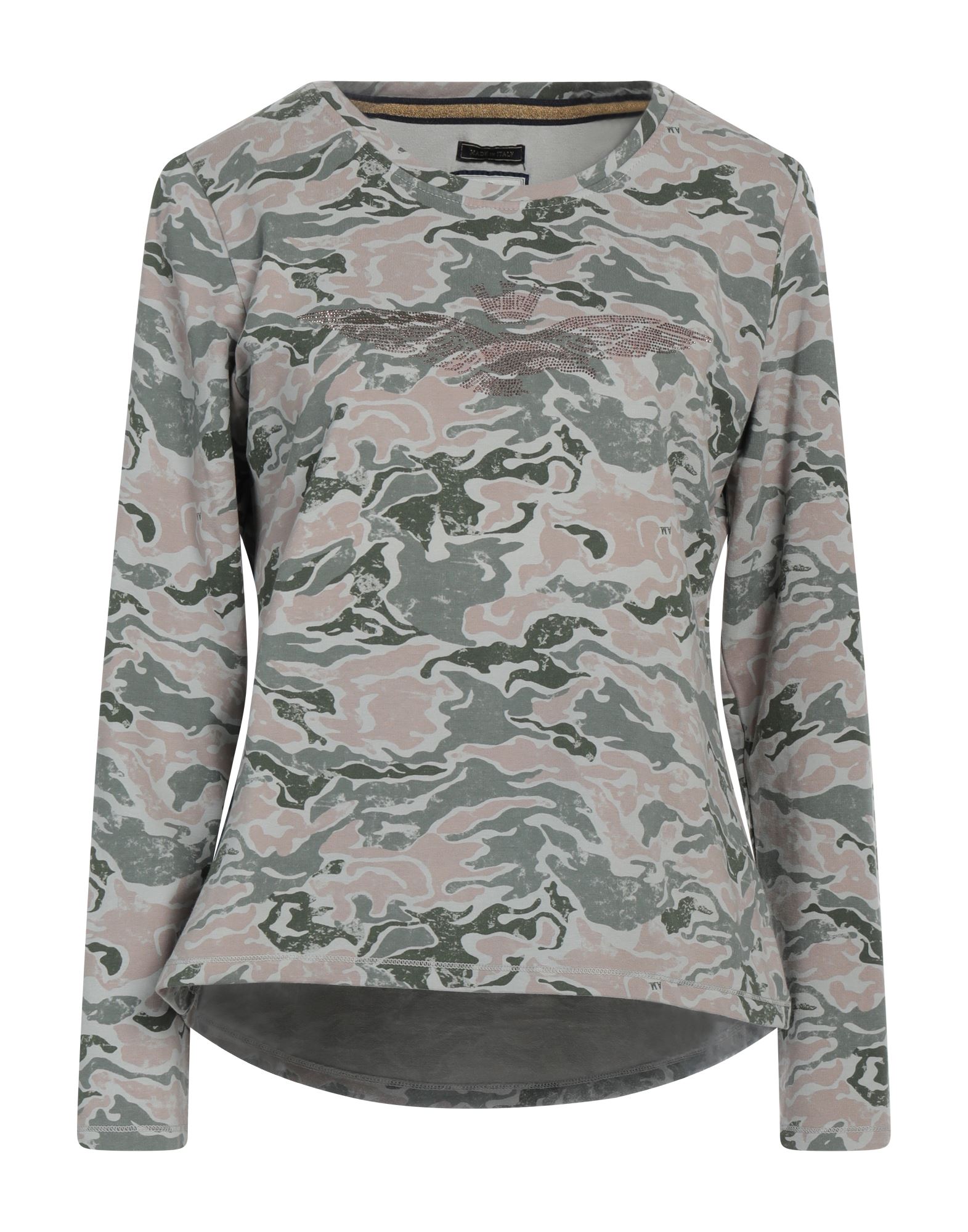 AERONAUTICA MILITARE Sweatshirt Damen Militärgrün von AERONAUTICA MILITARE