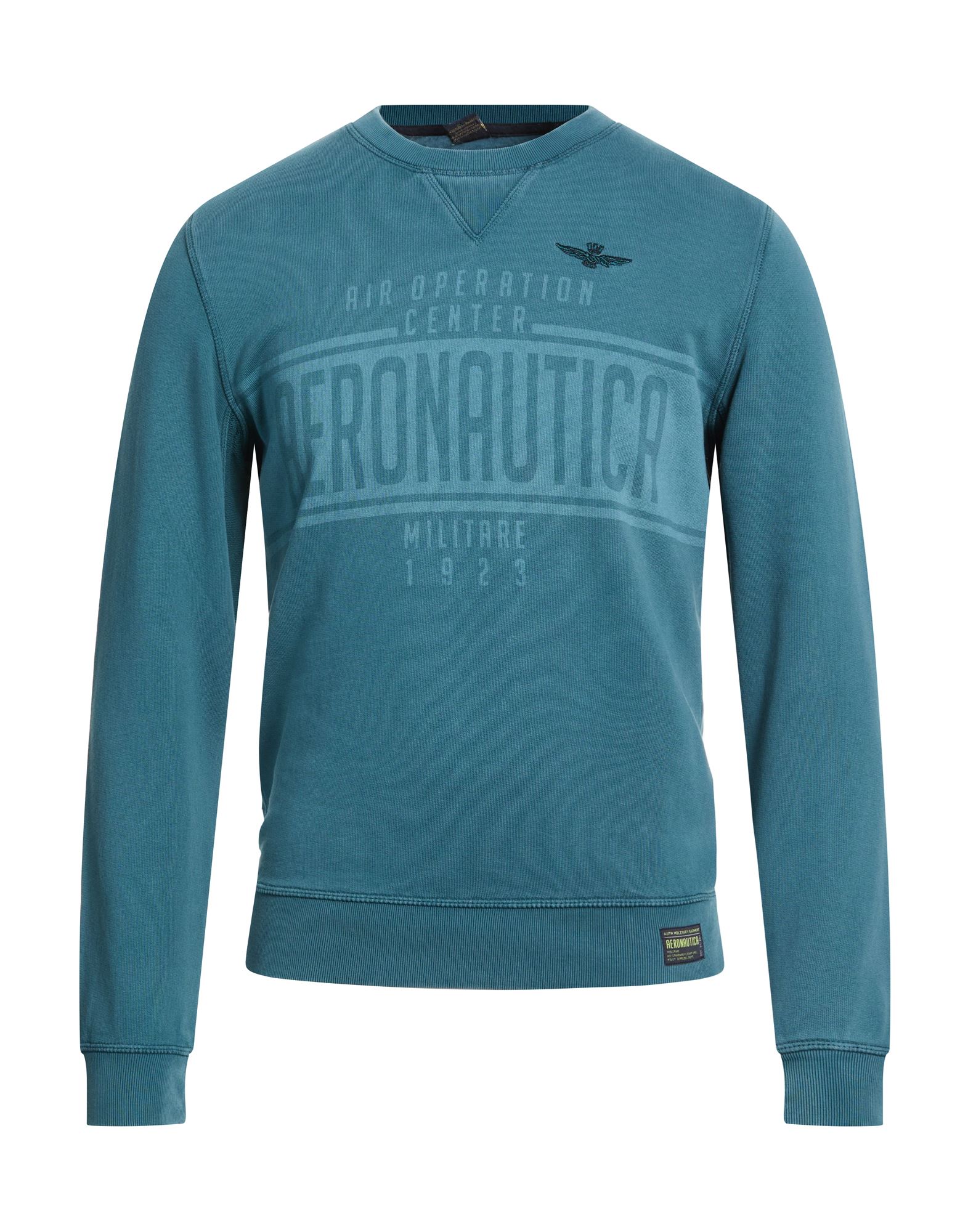 AERONAUTICA MILITARE Sweatshirt Herren Aquamarin von AERONAUTICA MILITARE