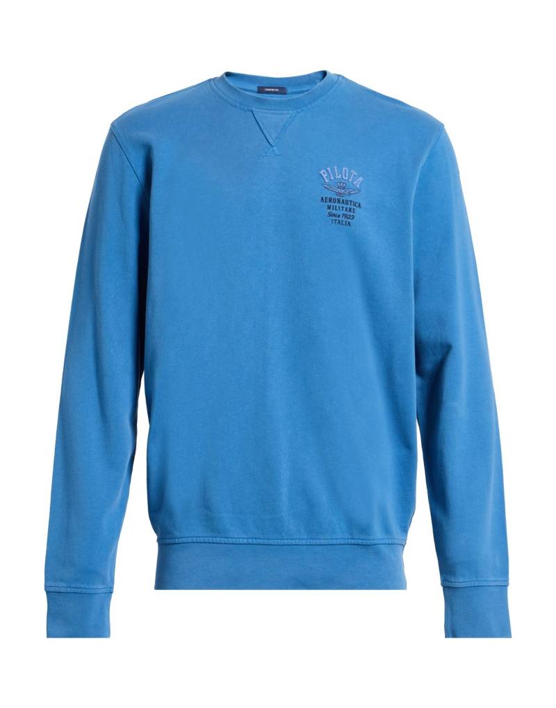 AERONAUTICA MILITARE Sweatshirt Herren Azurblau von AERONAUTICA MILITARE