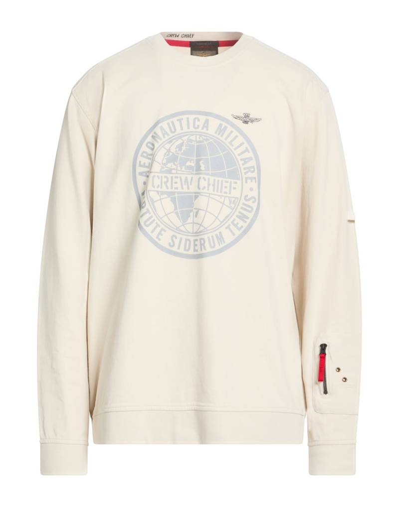 AERONAUTICA MILITARE Sweatshirt Herren Beige von AERONAUTICA MILITARE