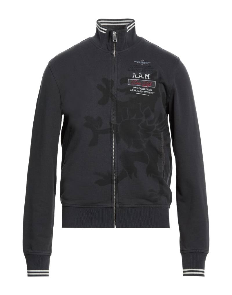 AERONAUTICA MILITARE Sweatshirt Herren Braungrau von AERONAUTICA MILITARE
